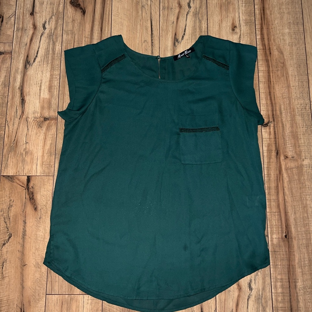 Dark green top